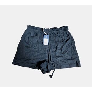 Target Paperbag Pull-on Shorts Drawstring Waist‎ Womens M Gray Pockets NWT